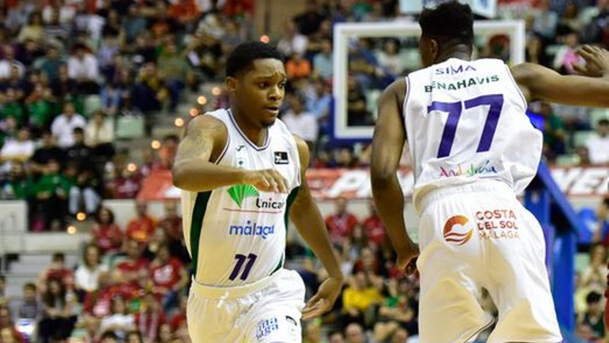 Tyson Carter y Yankuba Sima, durante un partido.