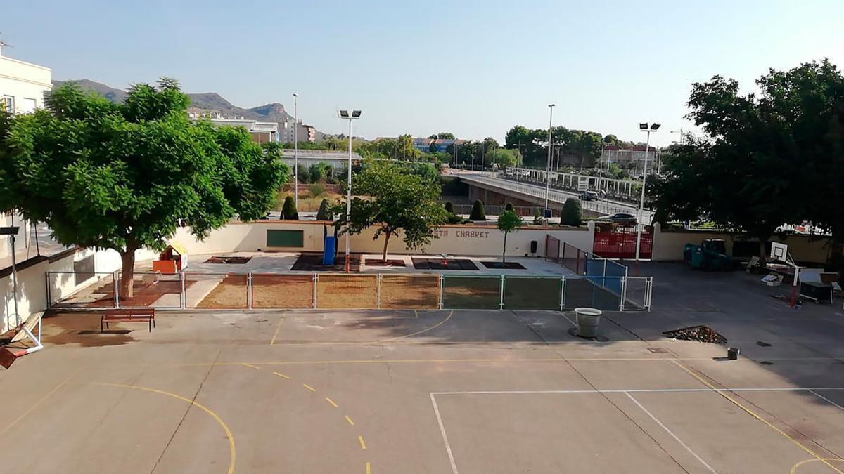Patio del colegio Cronista Chabret de Sagunt.