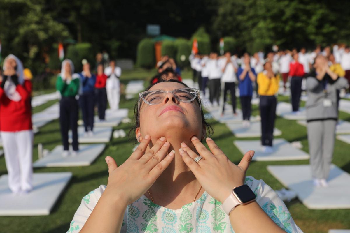 Día Internacional del Yoga en la India