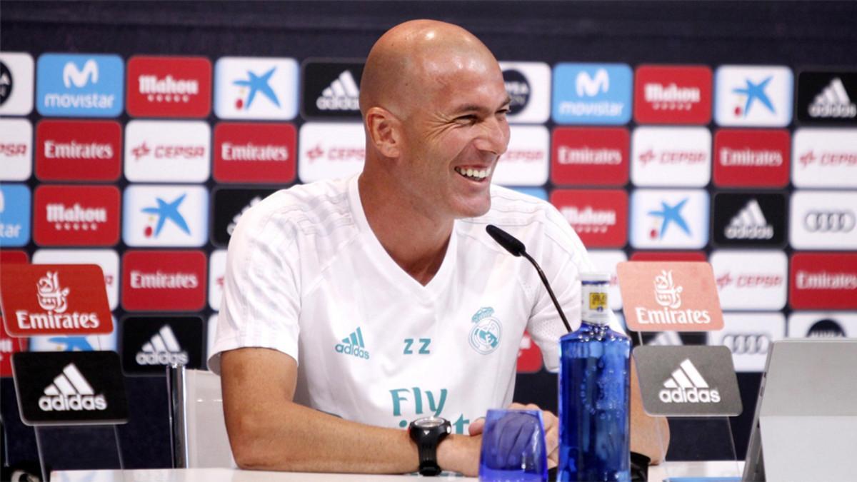 Zinedine ZIdane atenderá a la Prensa antes del Real Madrid-Levante de la Liga 2017/18