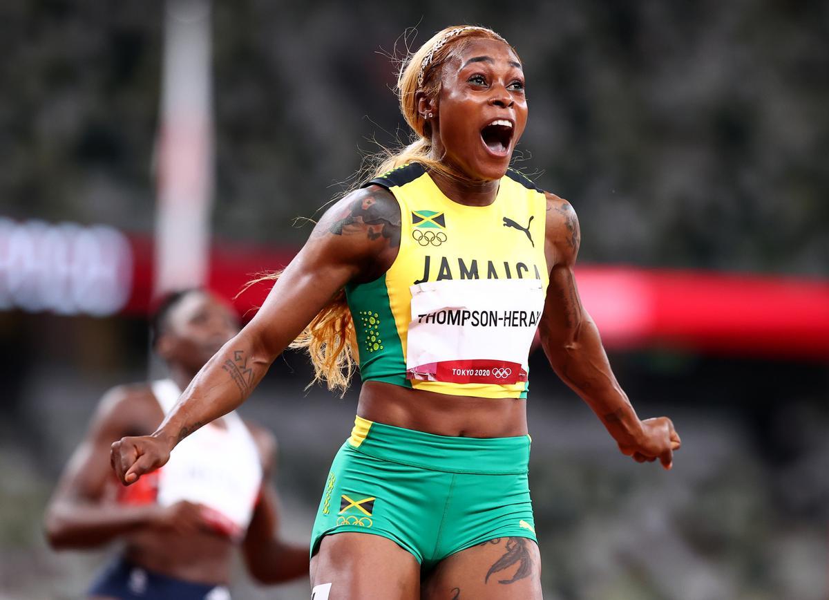 La jamaicana Elaine Thompson.