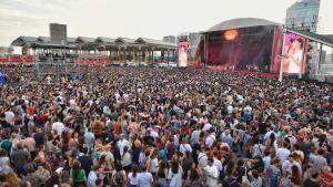 Público en un concierto del festival Cruïlla, en el Fòrum de Barcelona.