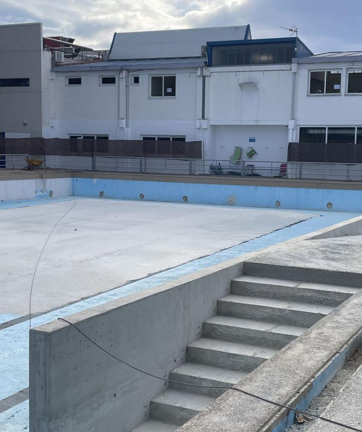 Comienzan las obras de las piscinas