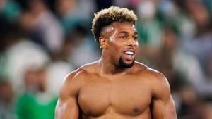 Adama Traoré, durante un partido con el Barça