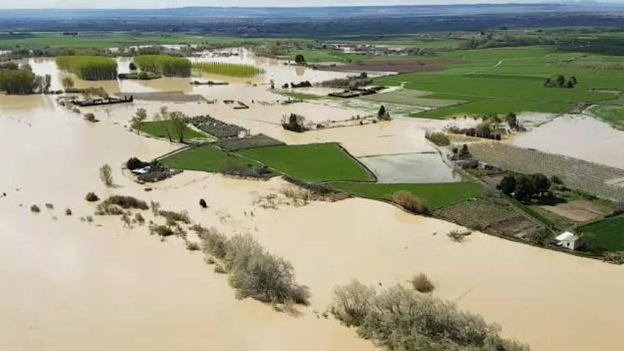 Aragón, a la espera del Gobierno central para compensar por la riada del Ebro