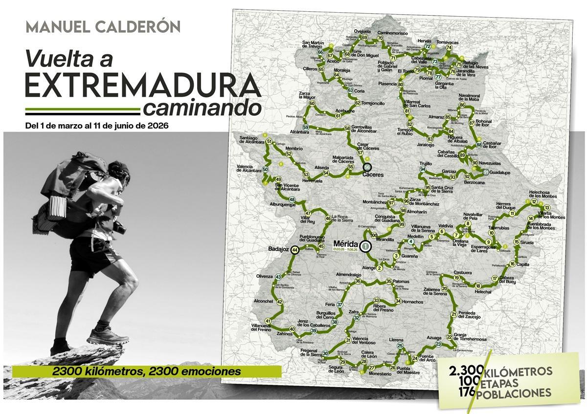 Cartel de la Vuelta a Extremadura