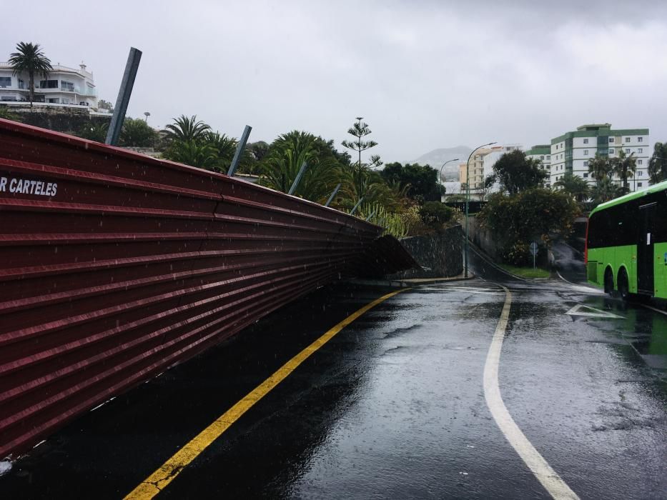 El norte de Tenerife vivió episodios de fuertes lluvias.