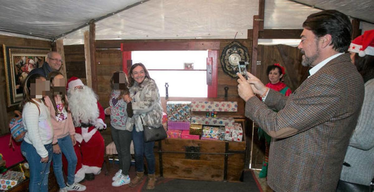 Barcala: «Quien quiera una foto con Papá Noel, que la pague»
