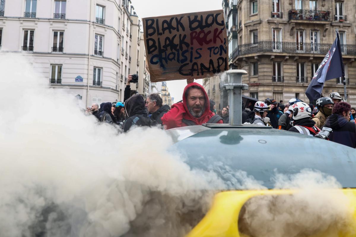 Jornada de huelgas y manifestaciones en Francia