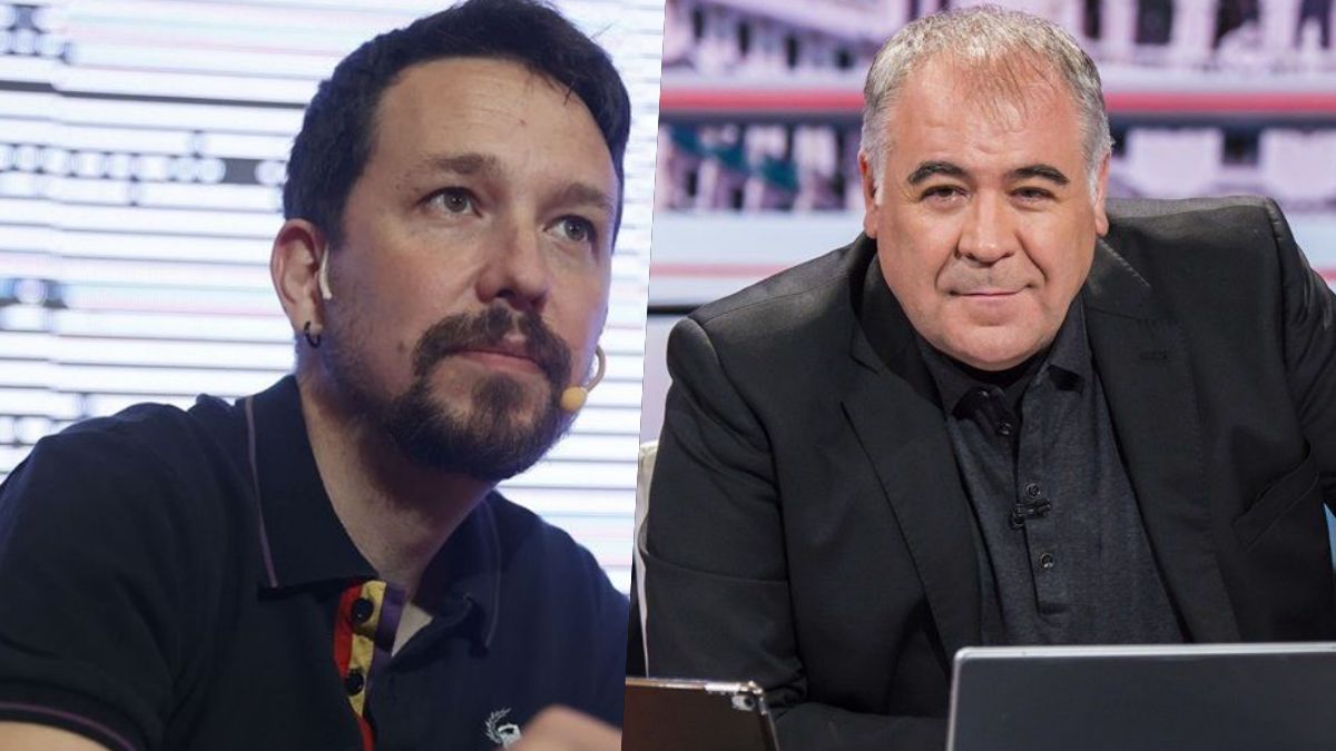 Pablo Iglesias y Antonio García Ferreras