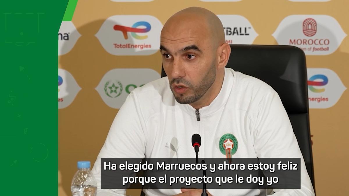 Regragui: "Brahim Díaz es un factor X, puede marcar en cada jugada"