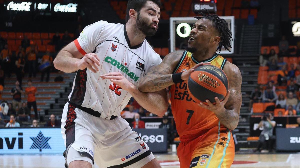 Chris Jones, en el último partido ante el Covirán Granada en La Fonteta