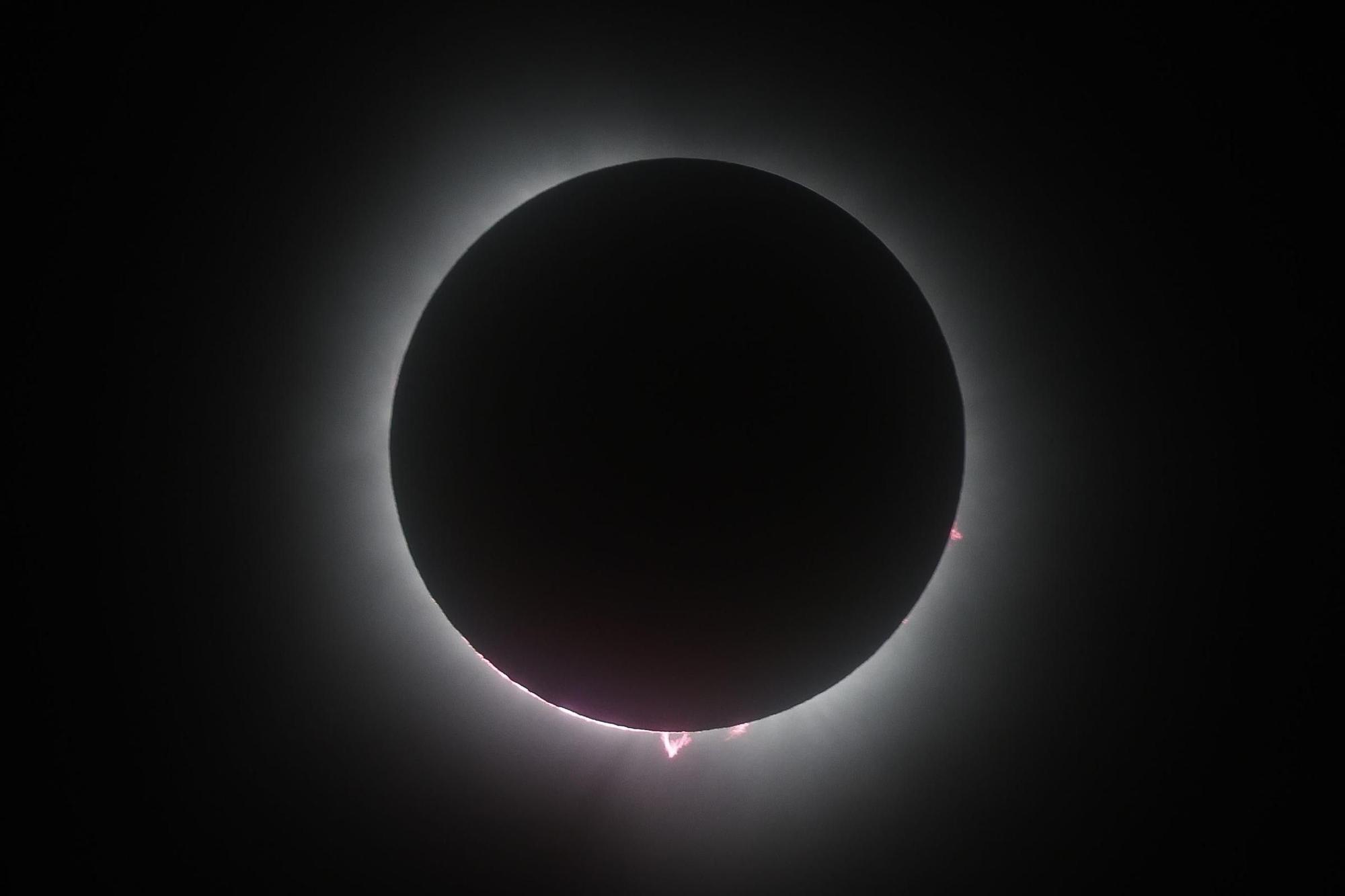 Les imatges de l&#039;eclipsi solar total