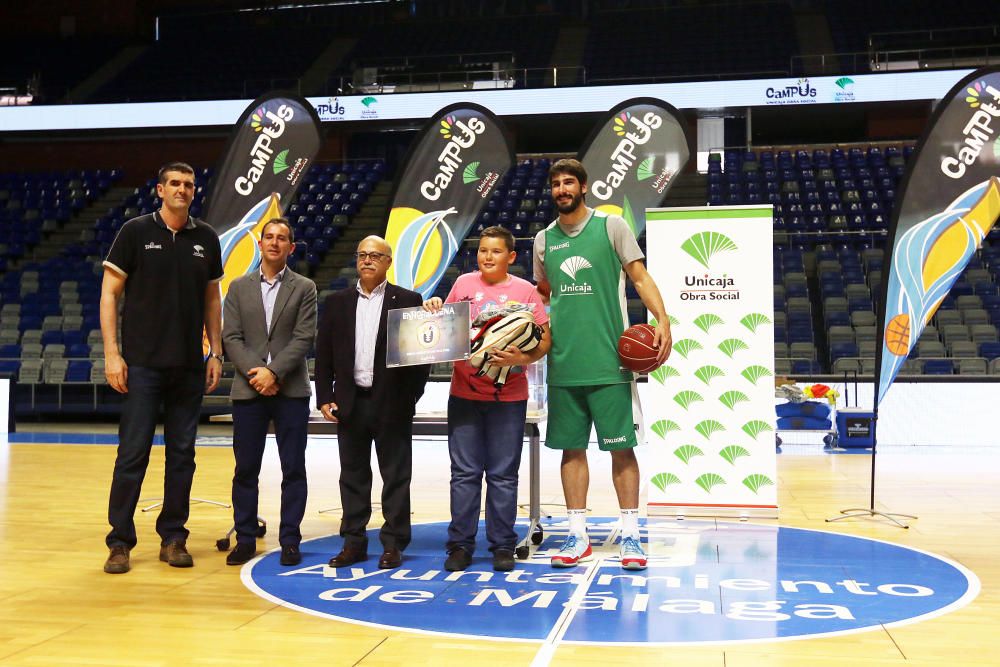 El Unicaja abre su entrenamiento al público