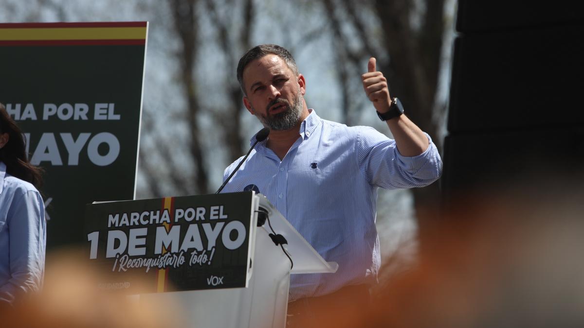 El president estatal de Vox, Santiago Abascal