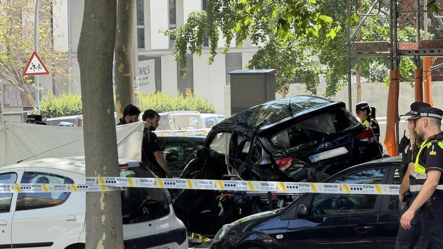 Dos muertos en un choque en Barcelona provocado por un conductor temerario