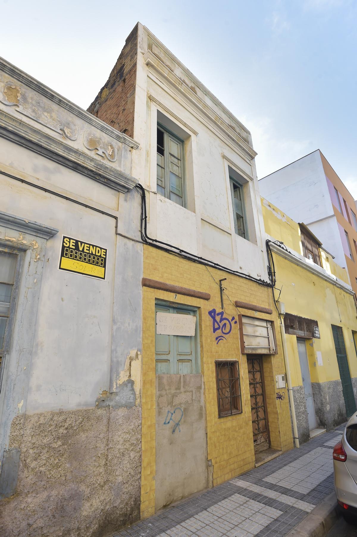 Casas abandonadas o en ruinas en la capital grancanaria