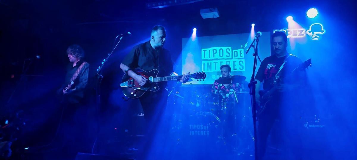 Israel Roig, Dani Valbuena, Fernando Rossi y Dani Añaños durante su actuación en la Sala López