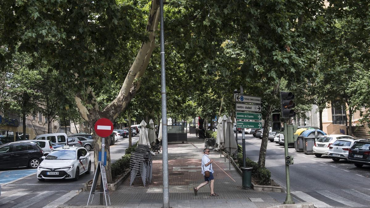 Avenida Virgen de la Montaña de Cáceres.
