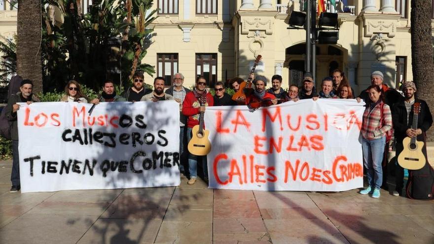 Adelante Málaga apoya a músicos callejeros, &quot;que han perdido puntos autorizados&quot;