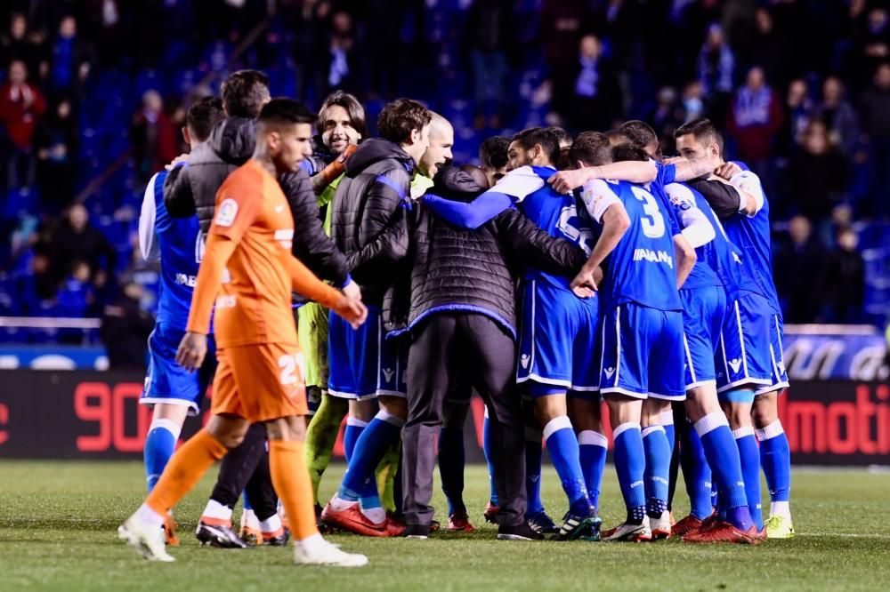 El Dépor se impone 3-2 al Málaga