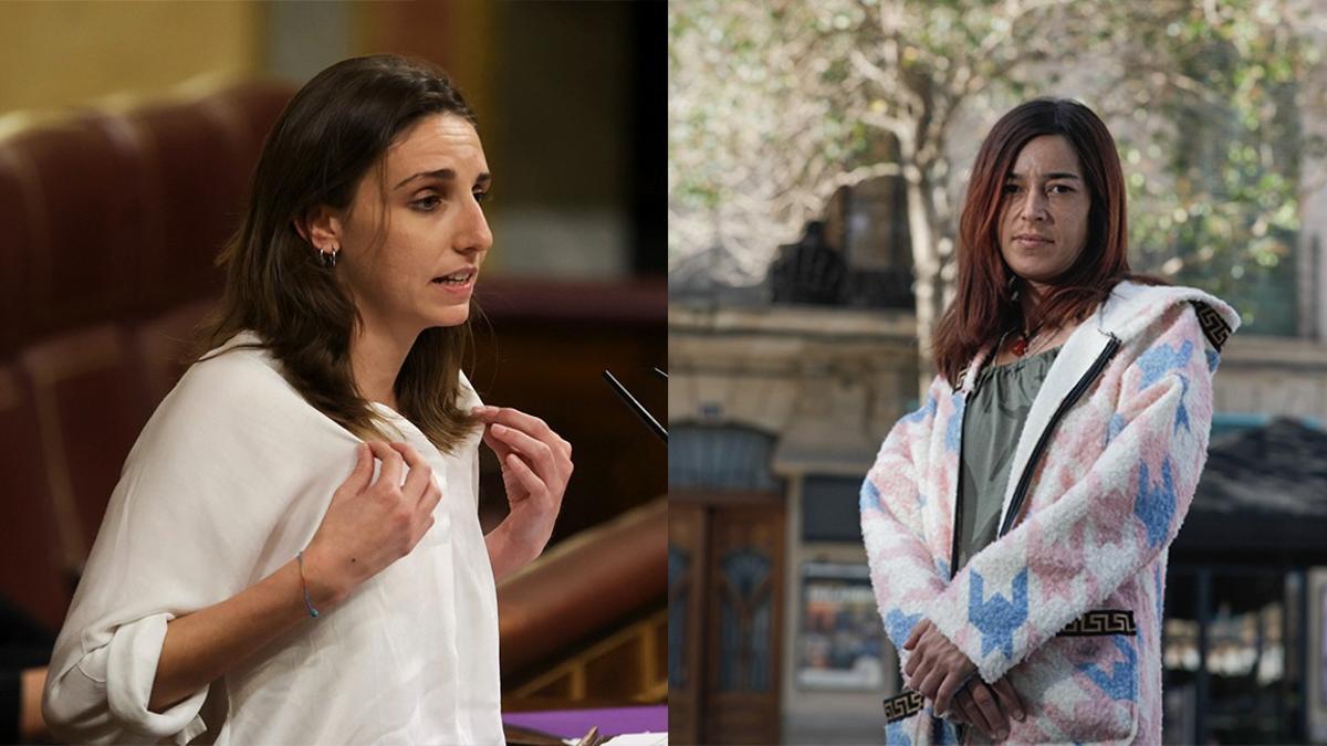 Lucía Muñoz este martes en el Congreso y María Cristina Adrover la semana pasada en Palma.