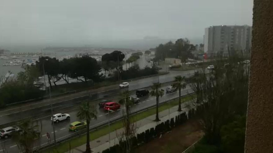 Unwetter in Palma de Mallorca