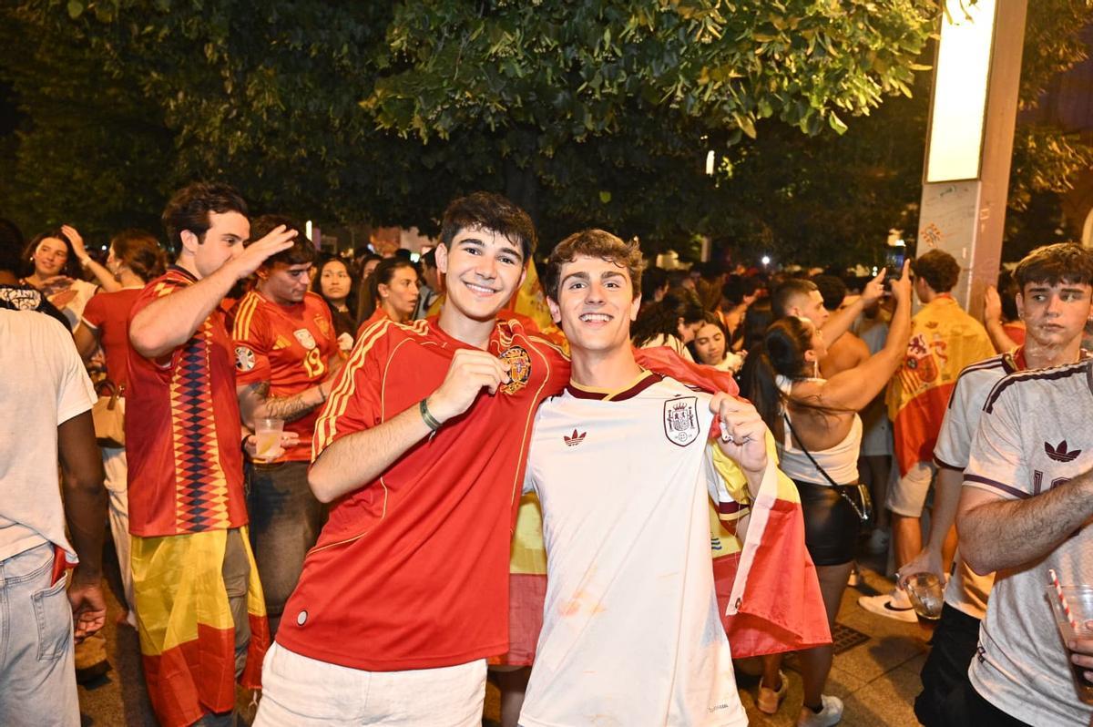 En imágenes | Zaragoza celebra el triunfo de España en la final del Mundial