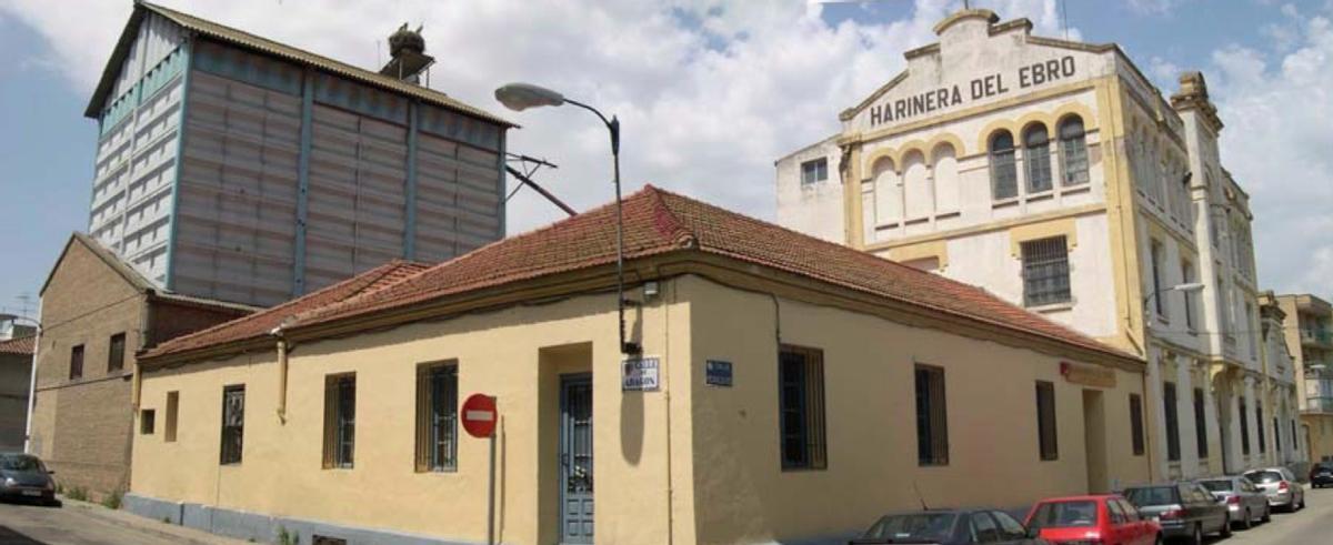 Así era la Harinera de Casetas hace unos años.