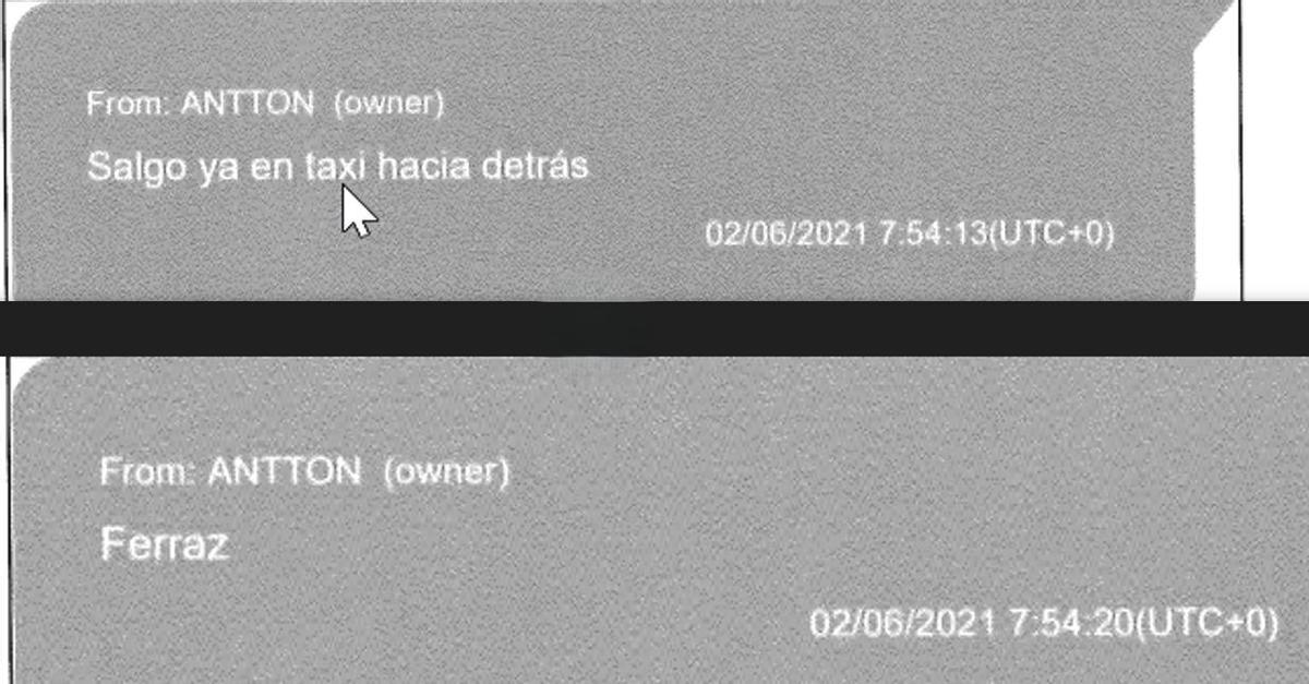 Mensaje de Antxon Alonso a Santos Cerdán