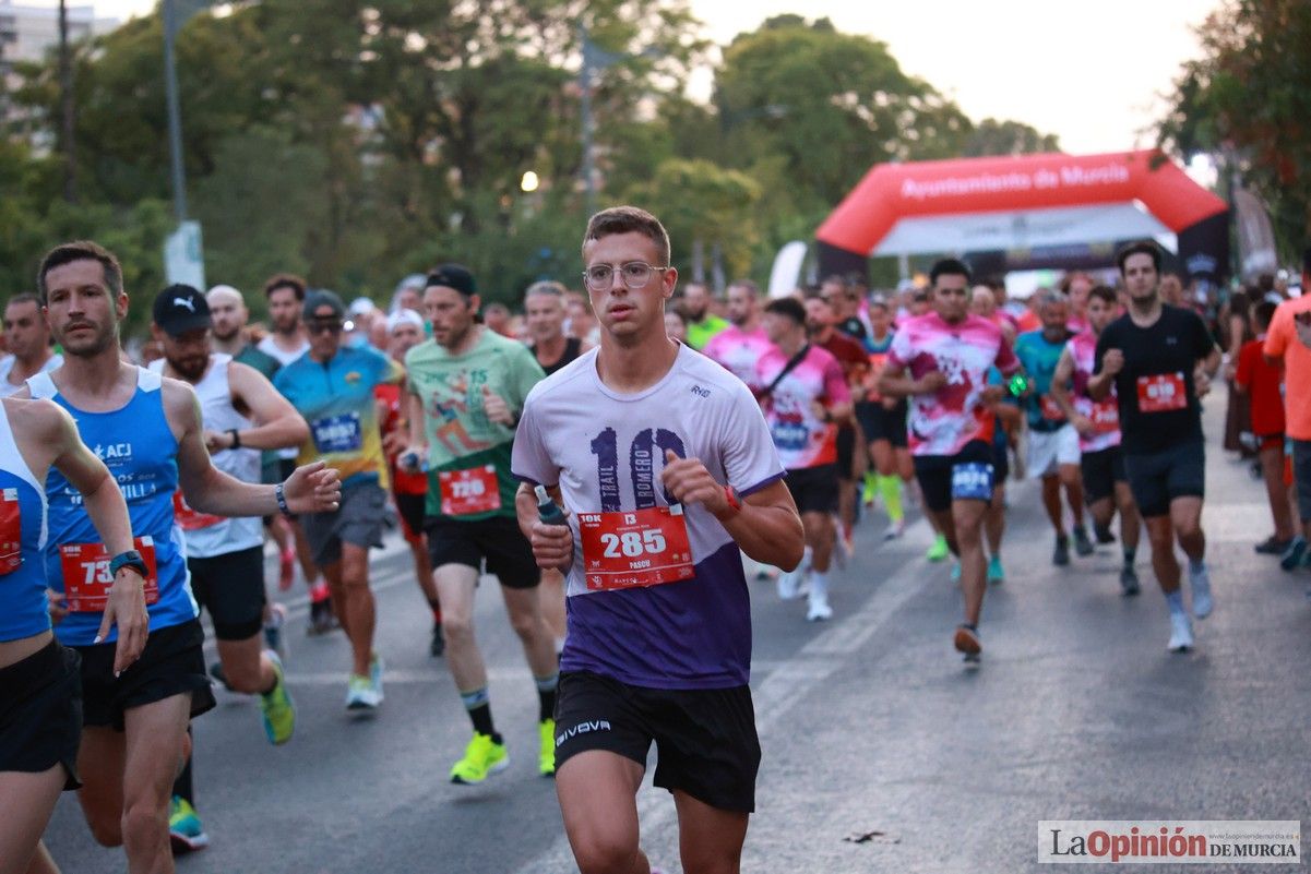 Las mejores imágenes de la carrera nocturna de Murcia