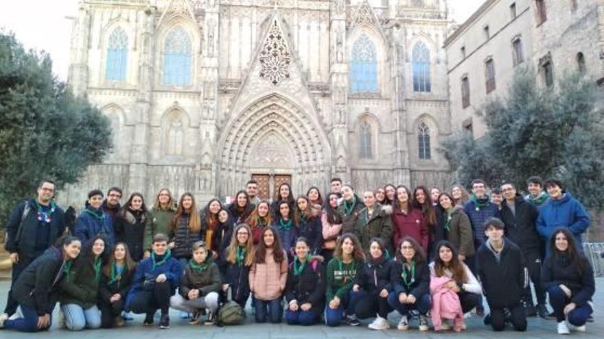 Escolapias Gandia Convivencia de colegios hermanos en Barcelona