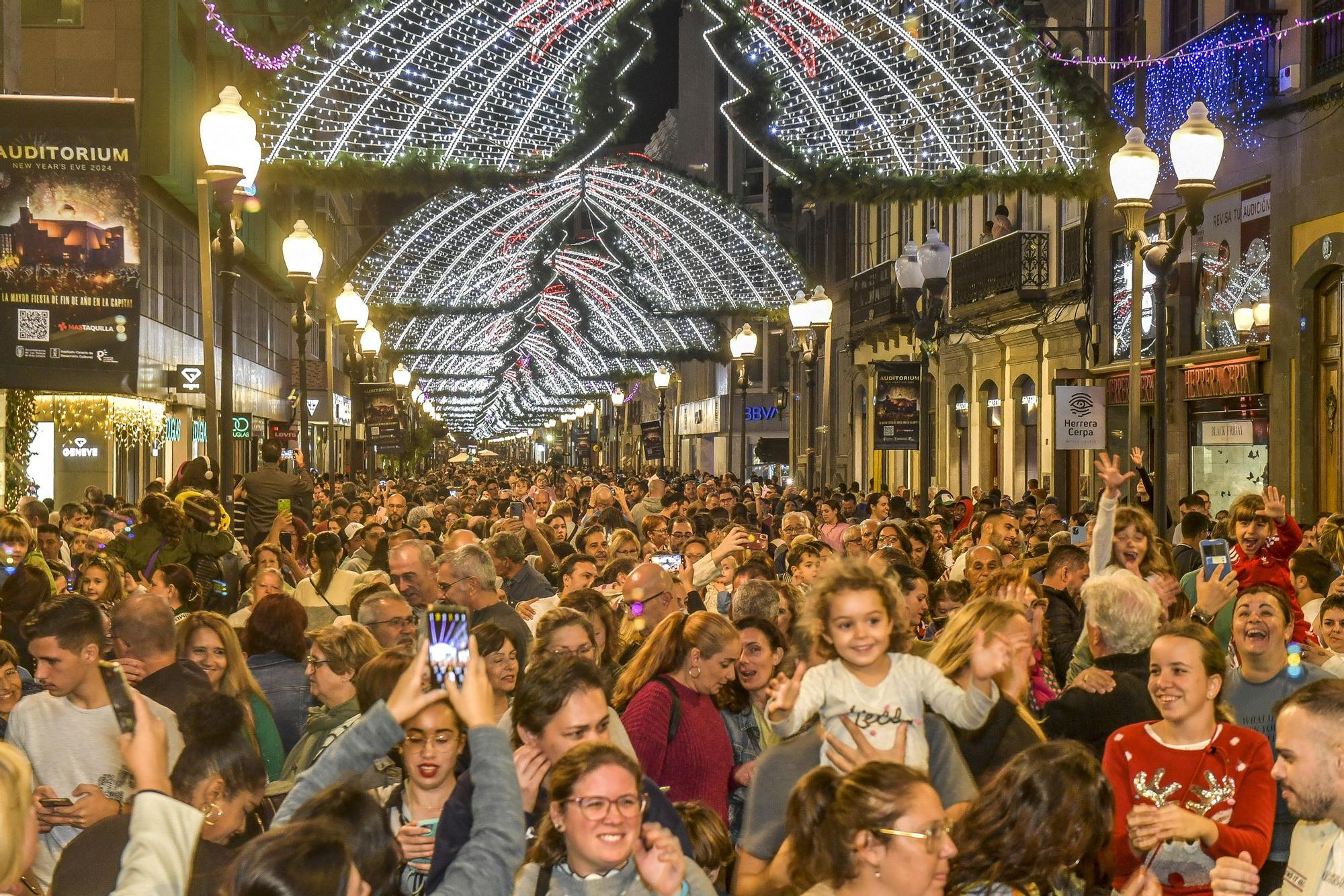 Encendido navideño en Triana