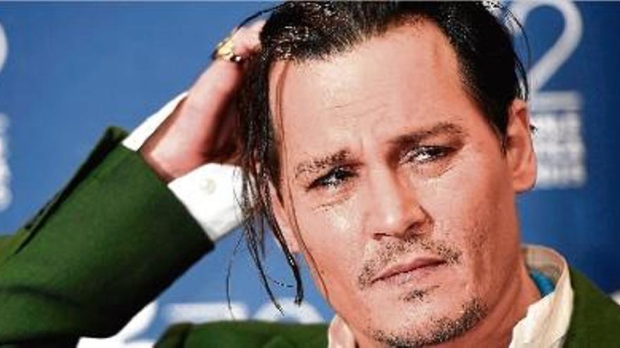 Johnny Depp va ser l&#039;estrella més esperada ahir al festival de cinema.