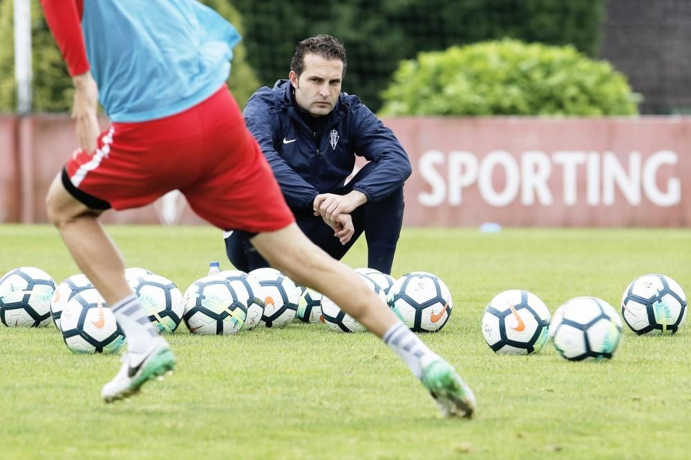 Entrenamiento del Sporting