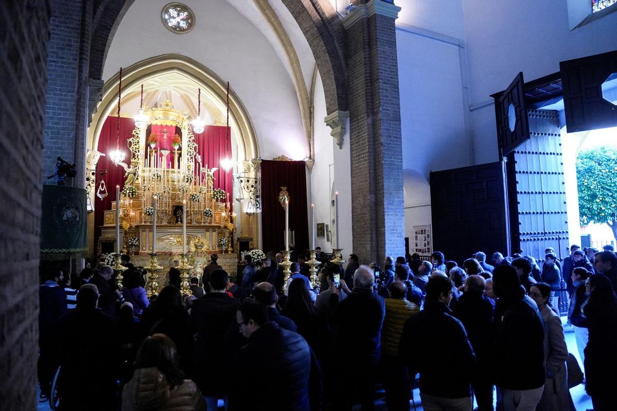 Besamanos de la Macarena este jueves 18 de diciembre.