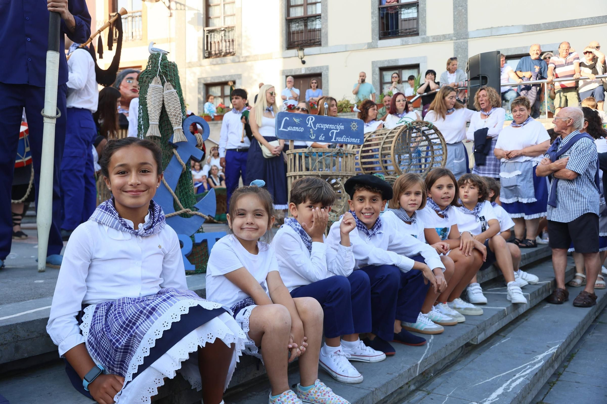 EN IMÁGENES: La procesión de "la llamada de la mar" en el Carmen de Luanco