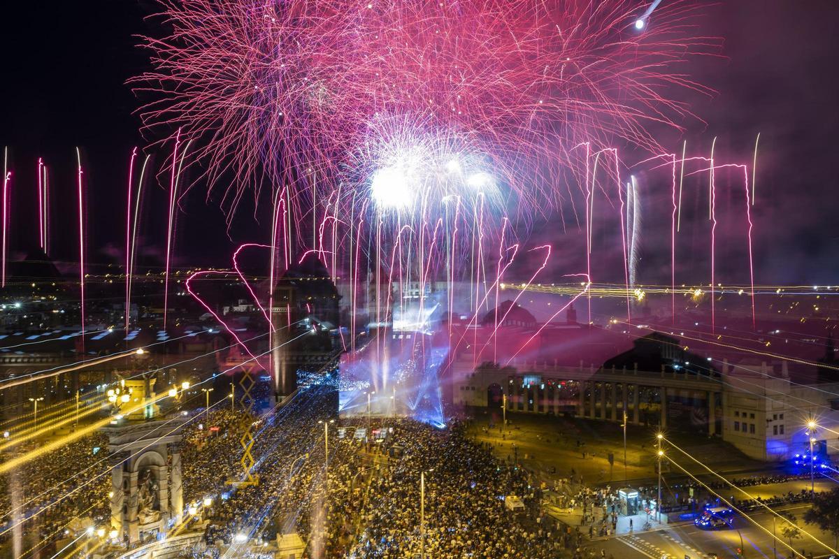 El Piromusical del Sónar cierra la Mercè