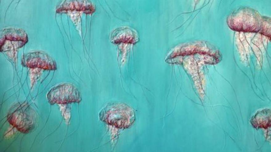 Violeta Wieghardt presenta sus medusas en el Ocean Drive Ibiza