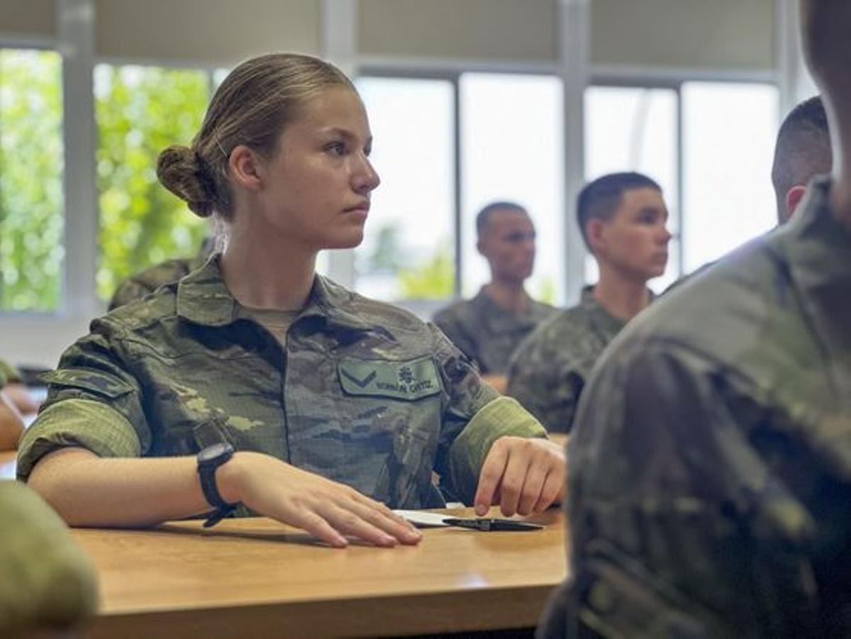 Leonor, en la Academia Militar de Zaragoza