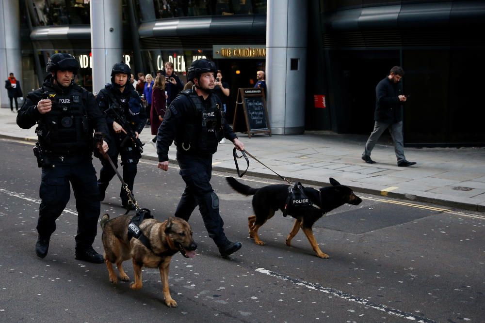 Atentado terrorista en el puente de Londres