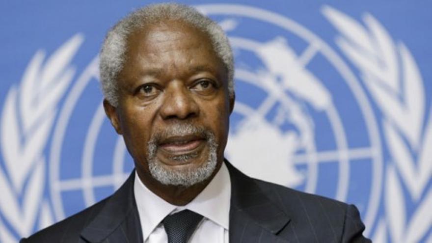 Kofi Annan dimite como mediador de la ONU en Siria