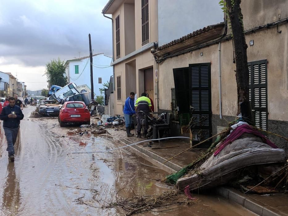 El día después de las inundaciones en Sant Llorenç