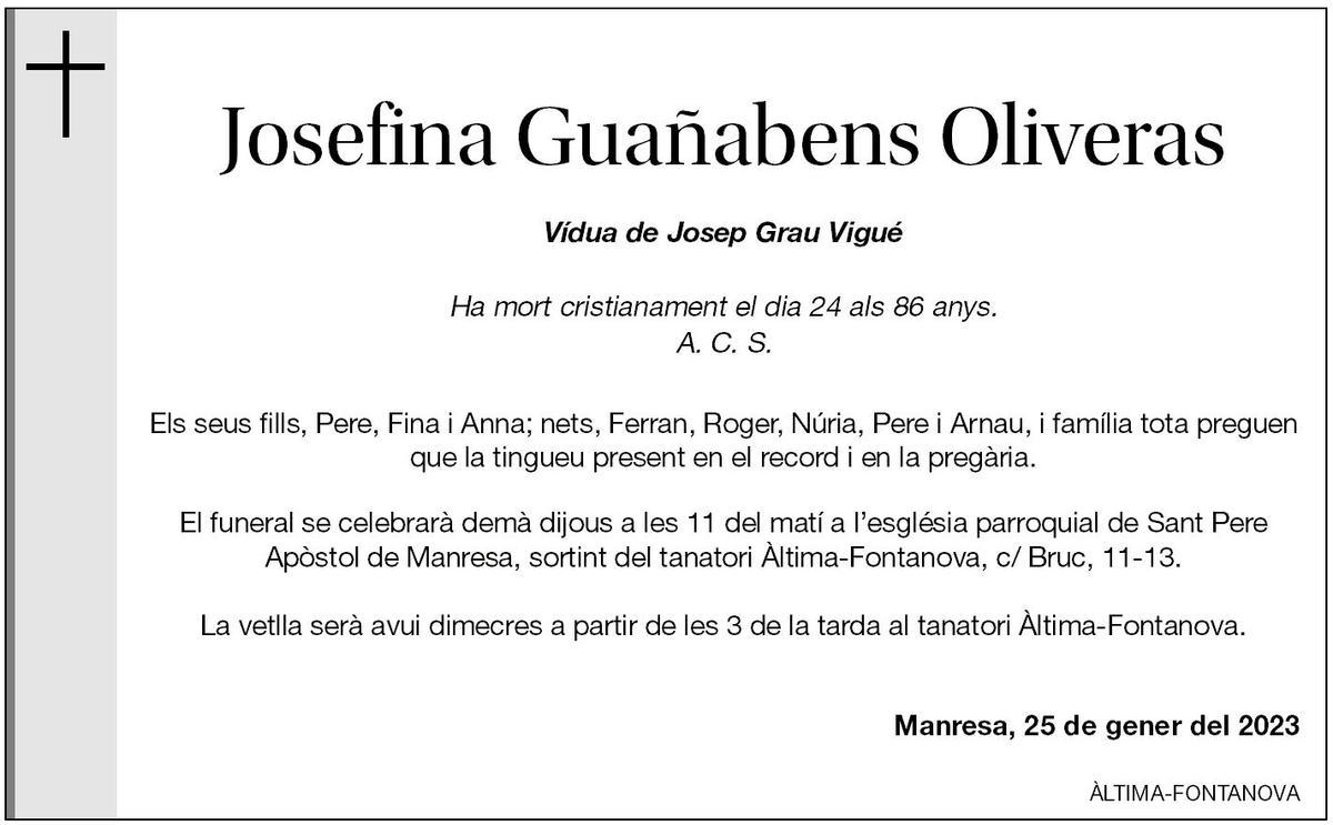 Josefina Guañabens Oliveras