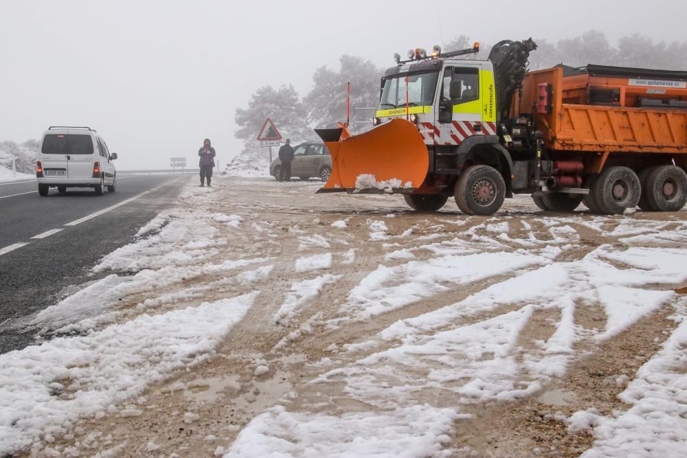 Nueva nevada en l'Alcoià y El Comtat