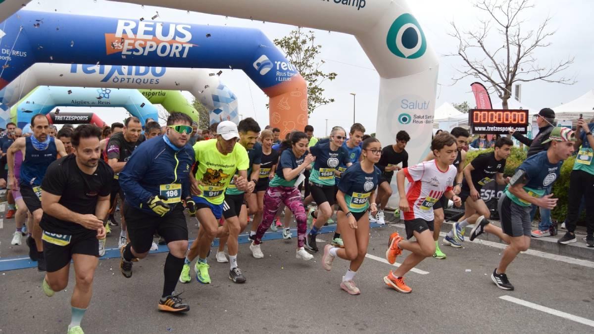 La salida de la prueba celebrada en Reus el pasado domingo