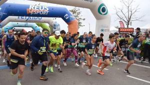 La salida de la prueba celebrada en Reus el pasado domingo
