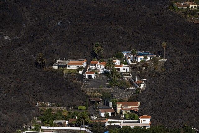 Imágenes aéreas del volcán de La Palma