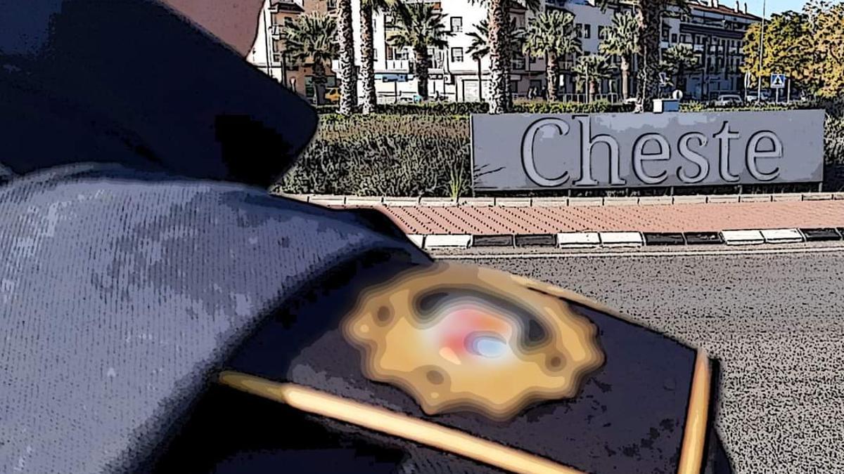 La Jefatura de Cheste coordinó el operativo con los policías locales comisionados.