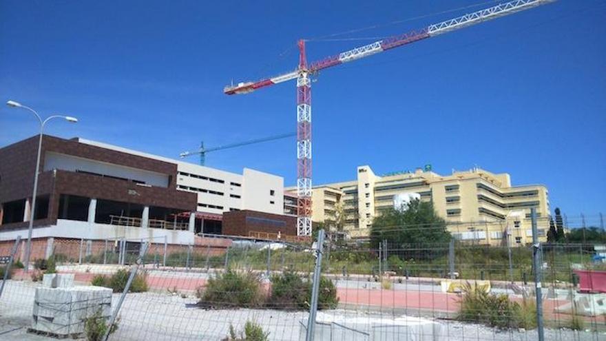 Imagen de las obras del hospital Costa del Sol de Marbella.